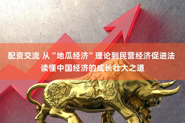 配资交流 从“地瓜经济”理论到民营经济促进法 读懂中国经济的成长壮大之道